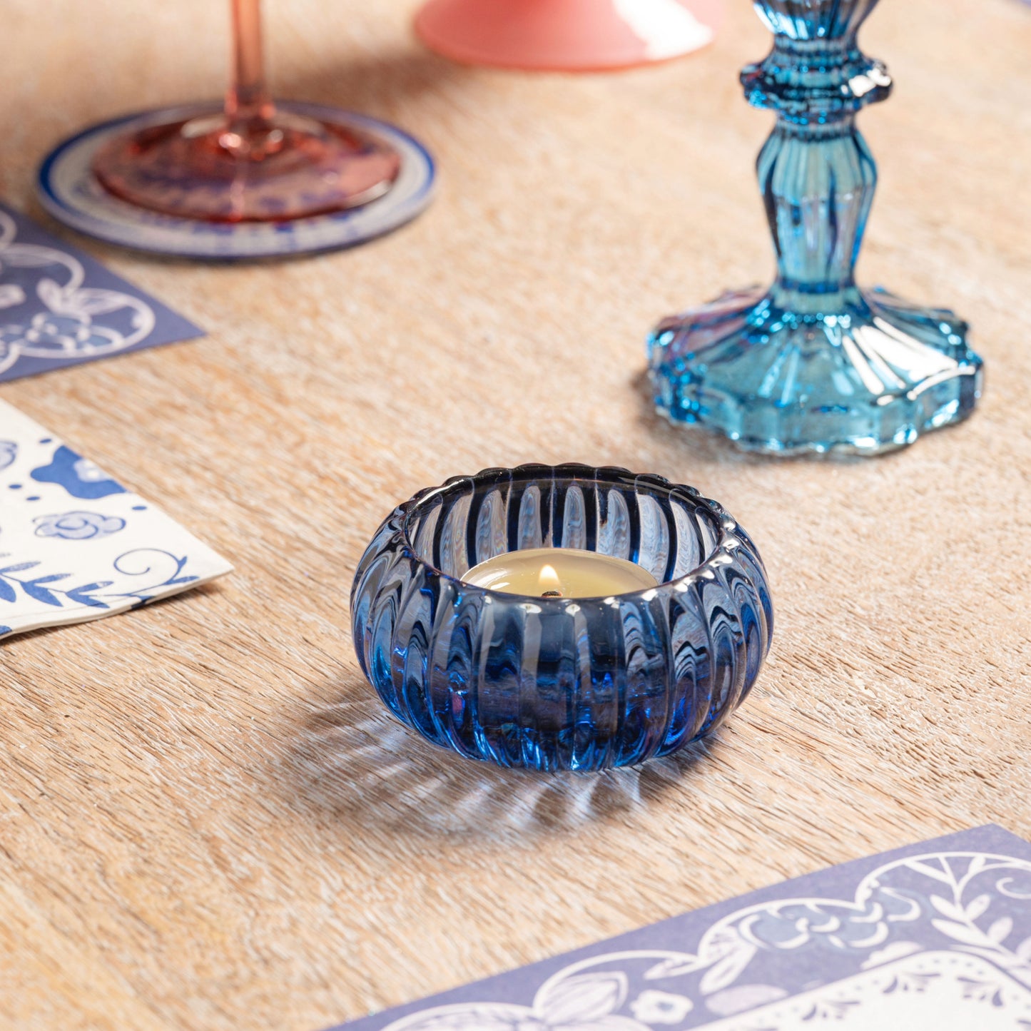 Arctic Blue Twinkle Tealight