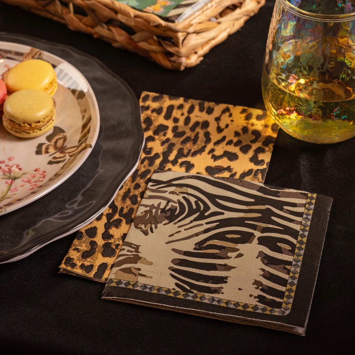 Zebra Cocktail Paper Napkins