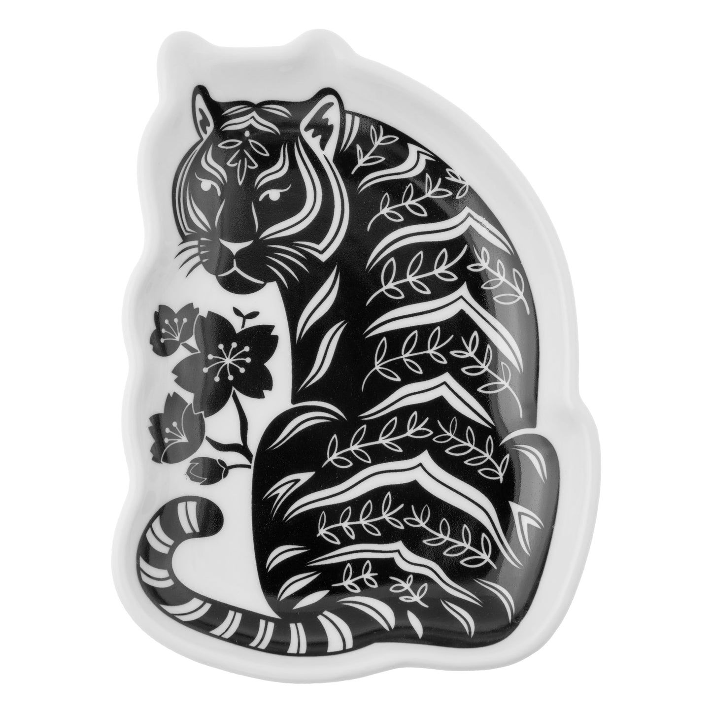 Tiger Boho Shaped Trinket Tray