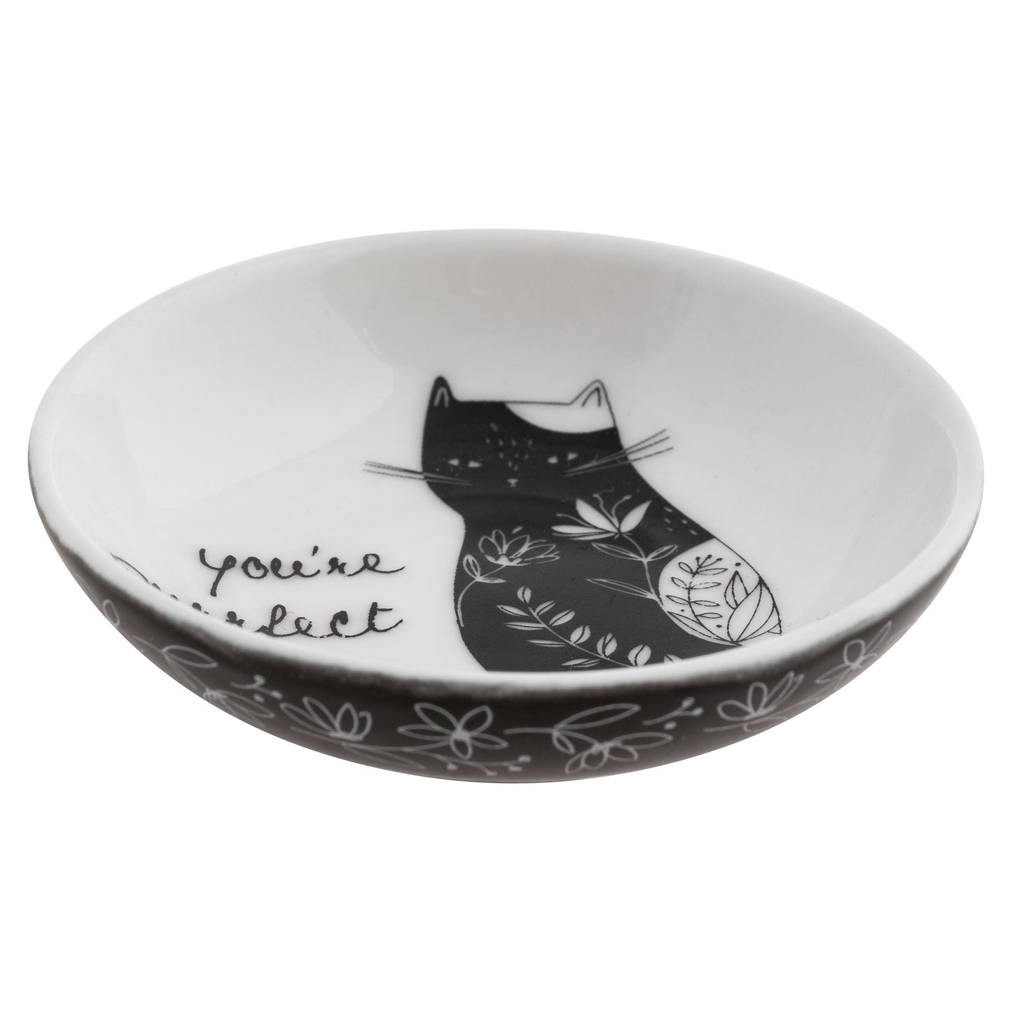 Cat Boho Ring Bowl side view.