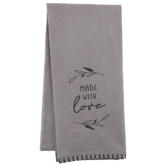 Made With Love Modern Farmhouse Tea Towel