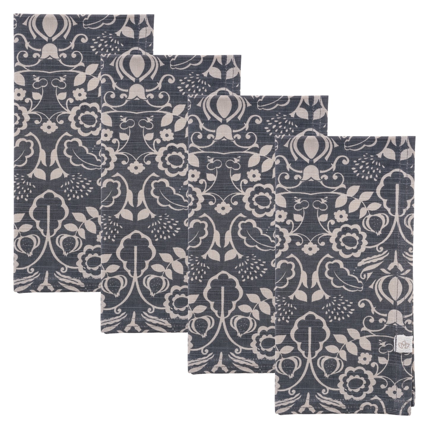 Studio Dinner Napkin Floral set of four view.