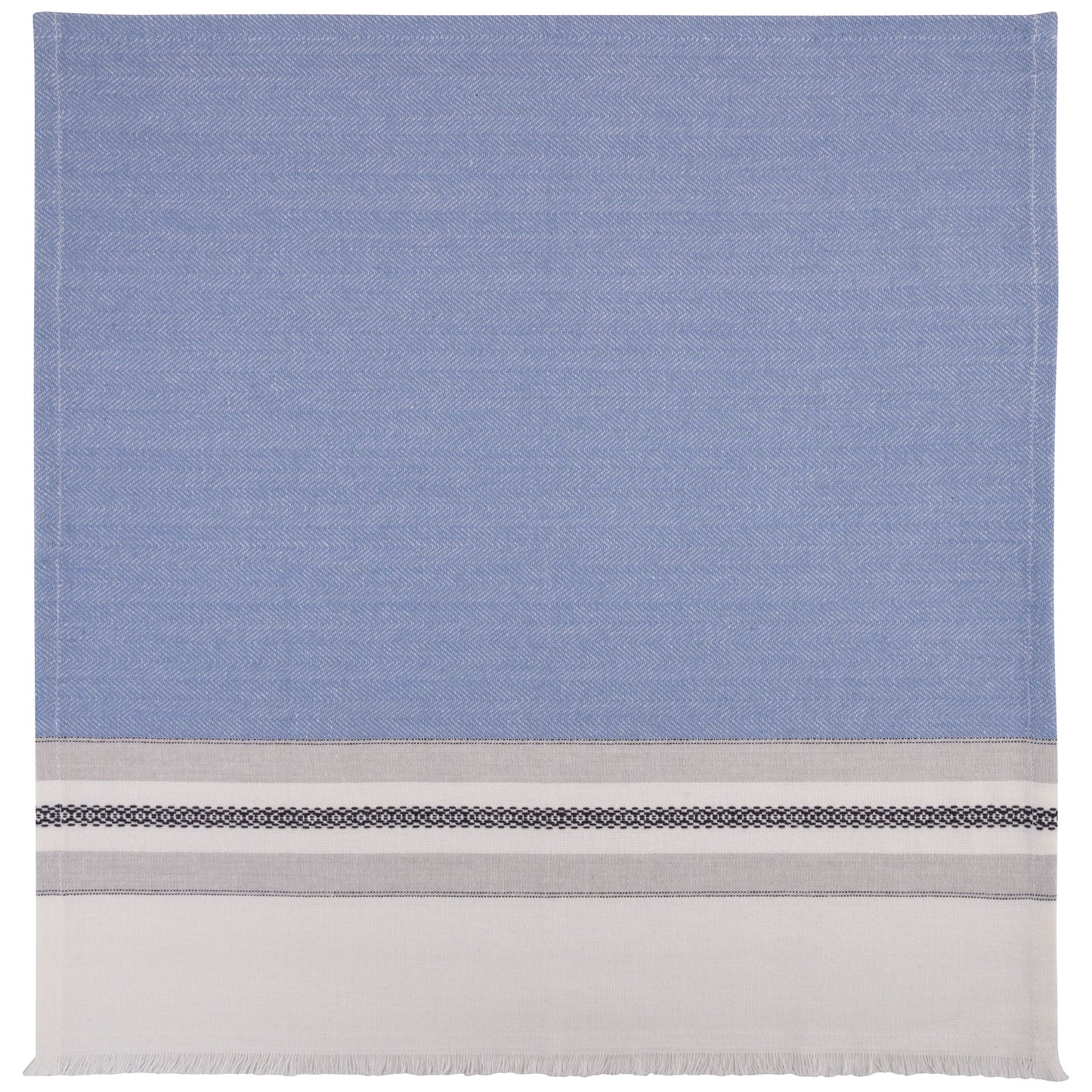 Periwinkle Lisbon Dinner Napkins unfolded view.