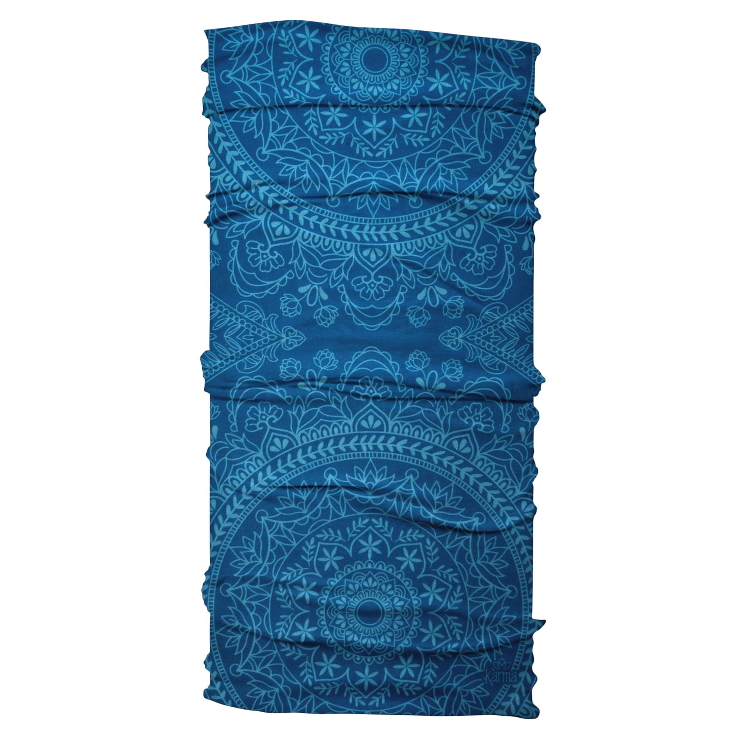 Blue Mandala Wide Headbands