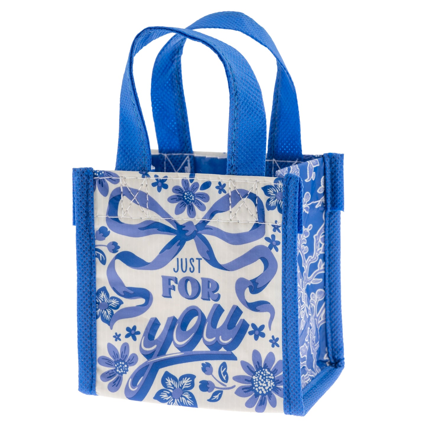Blue Bow Recycled Tiny Gift Bag
