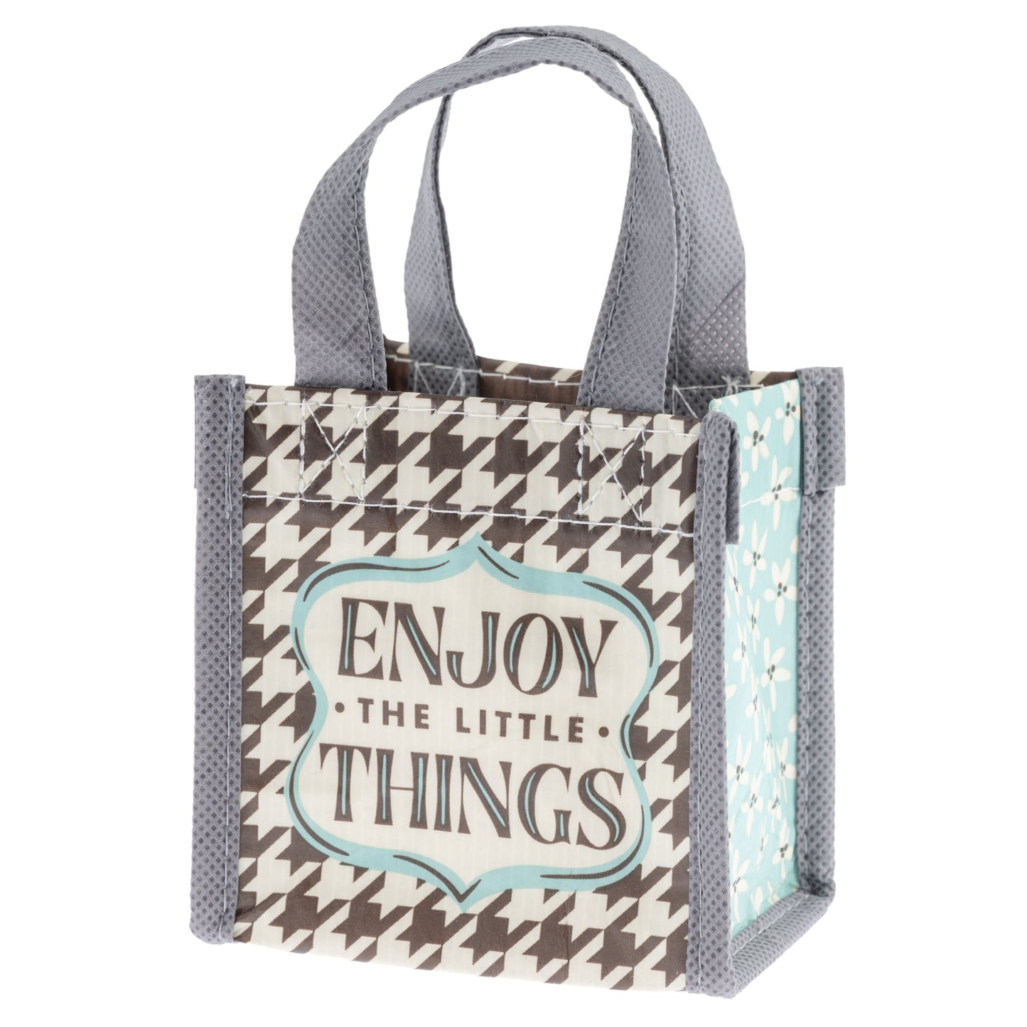 Houndstooth Recycled Tiny Gift Bag