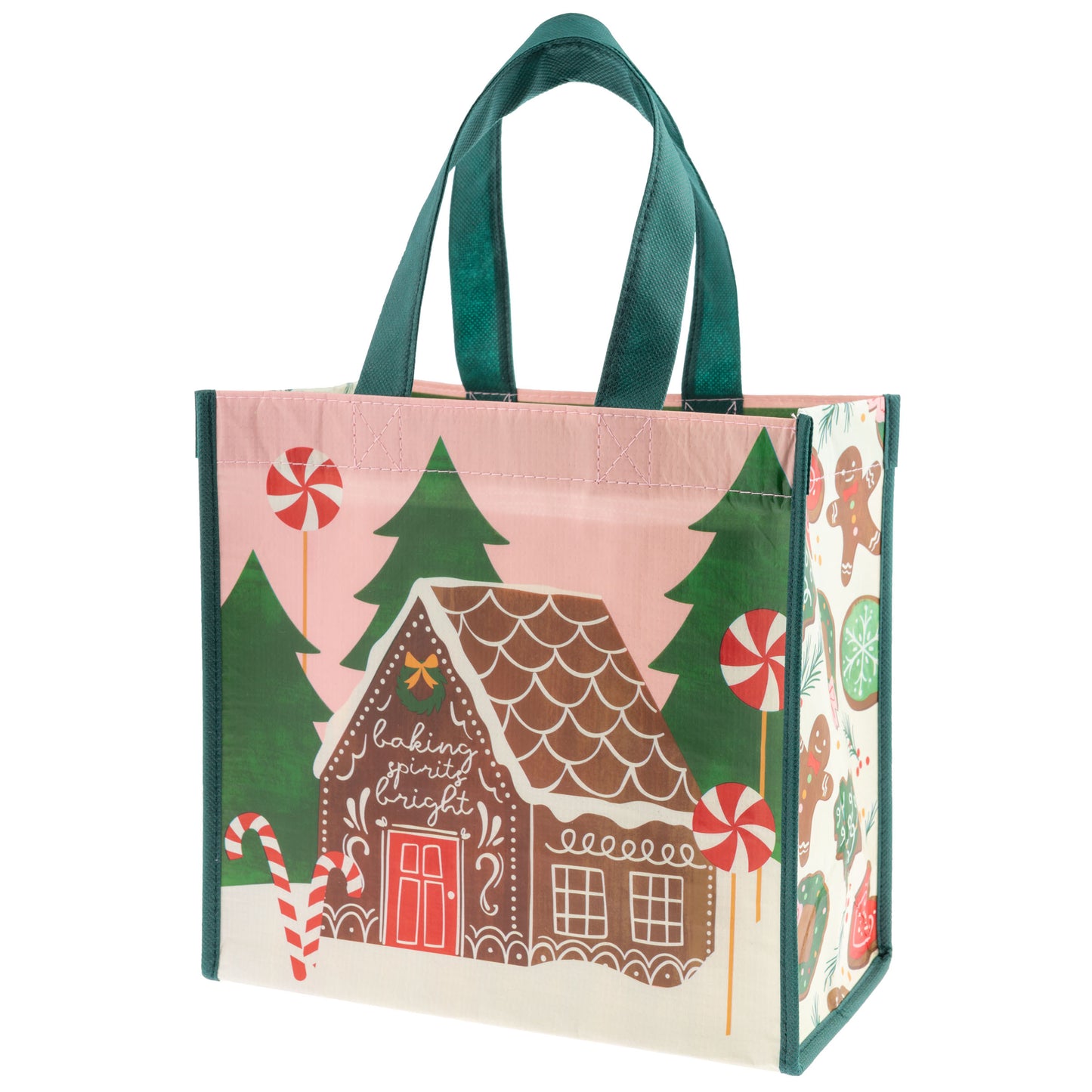 Gingerbread Holiday Recycled Medium Gift Bags
