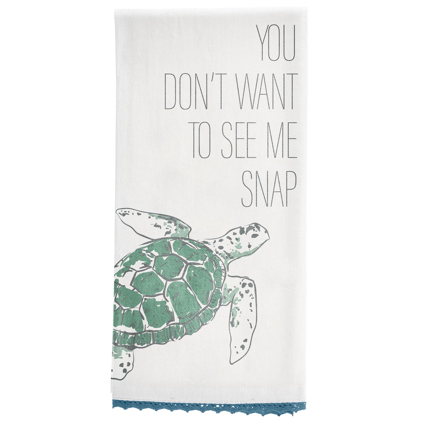 Turtle Flour Sack Tea Towel