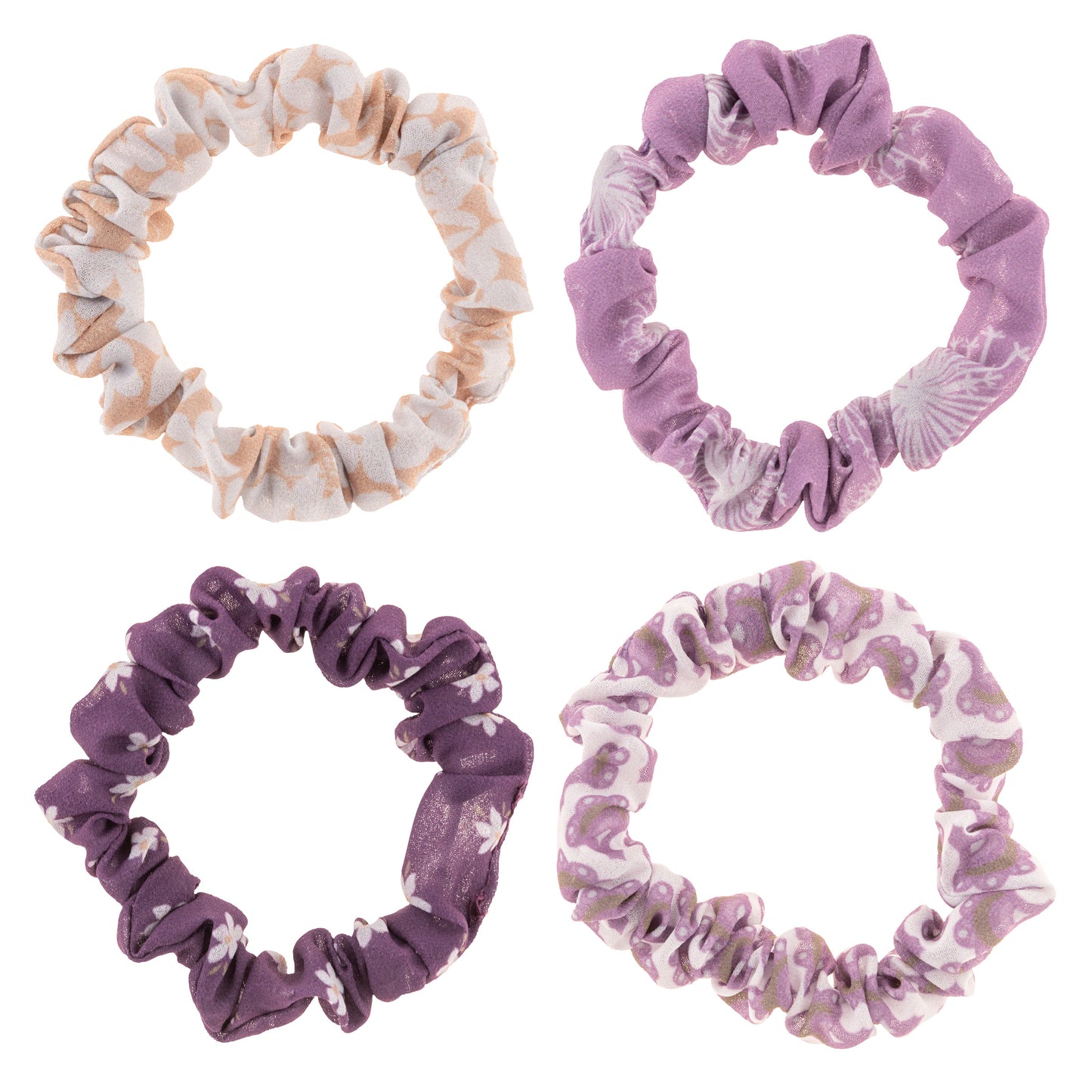 Lilac Slim Scrunchies
