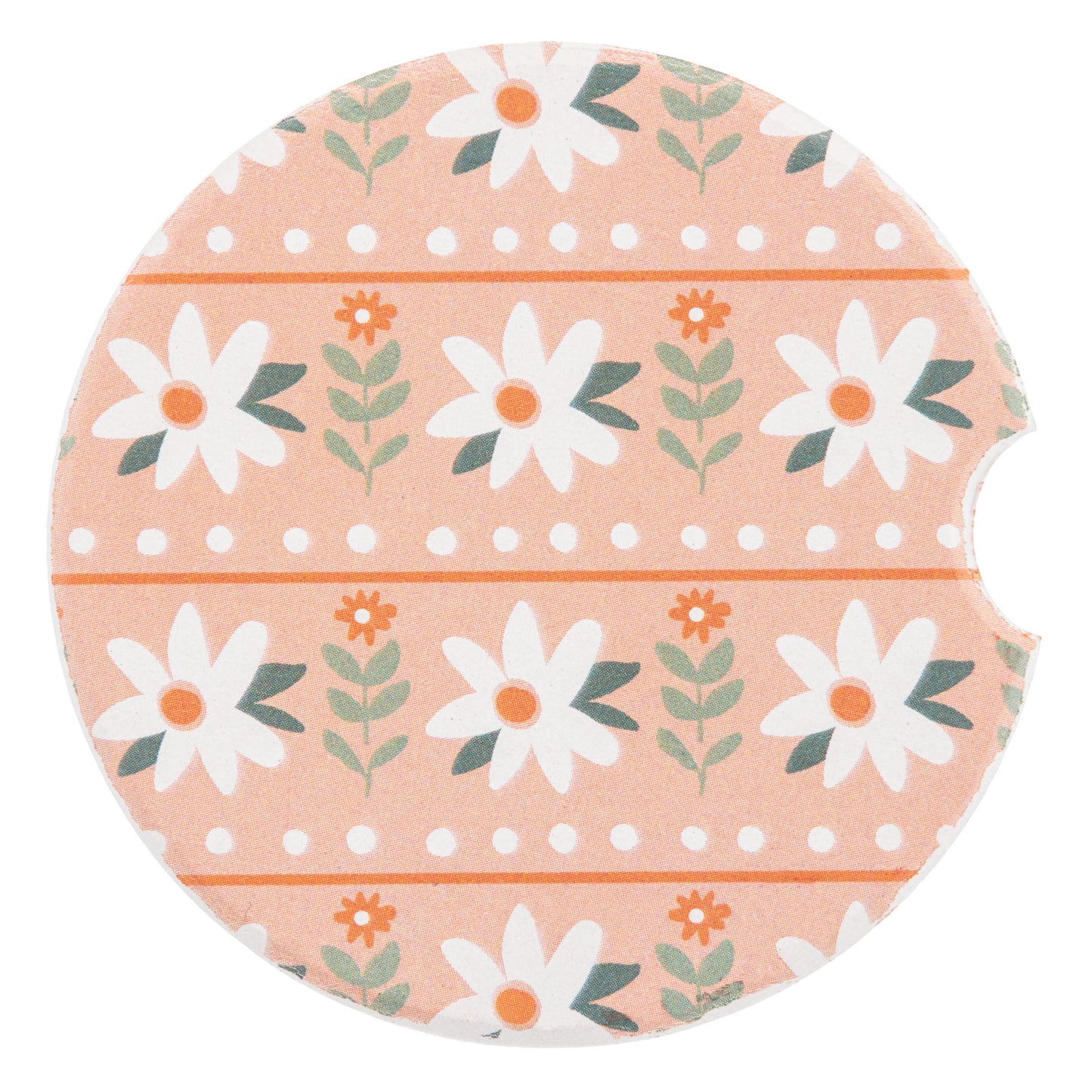 Boots Car Coasters floral coaster view.