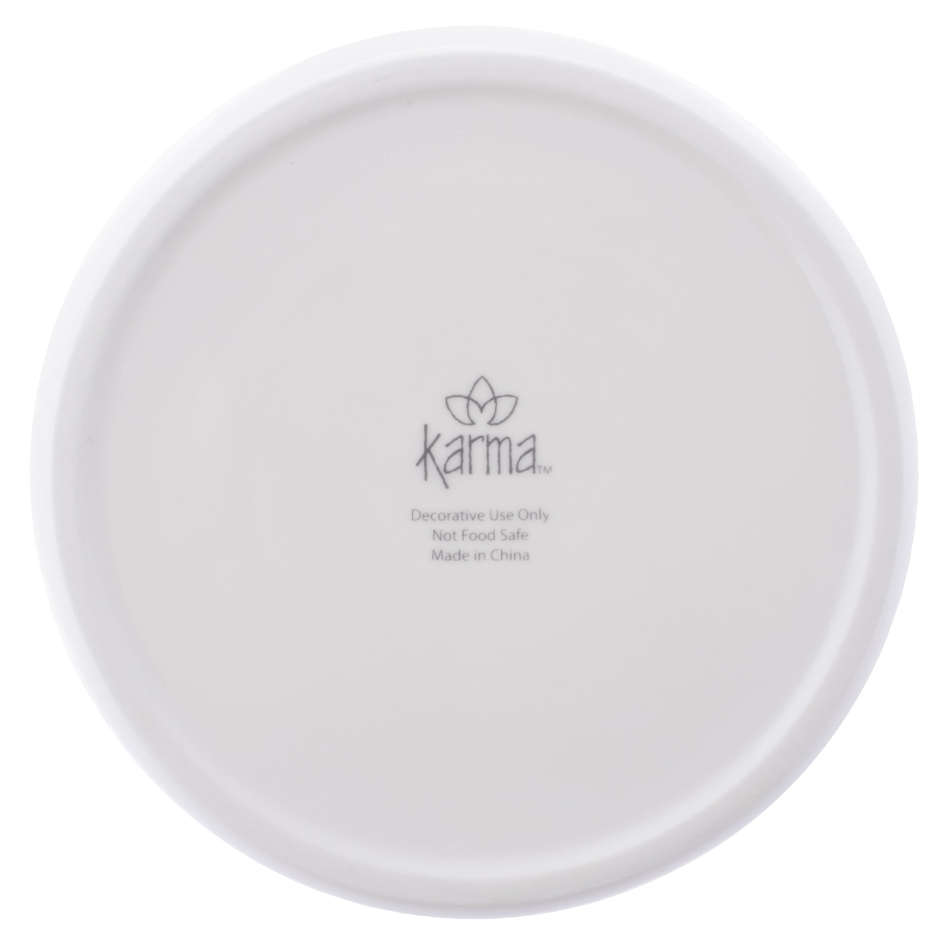 Happy Sentiment Trinket Tray back view.