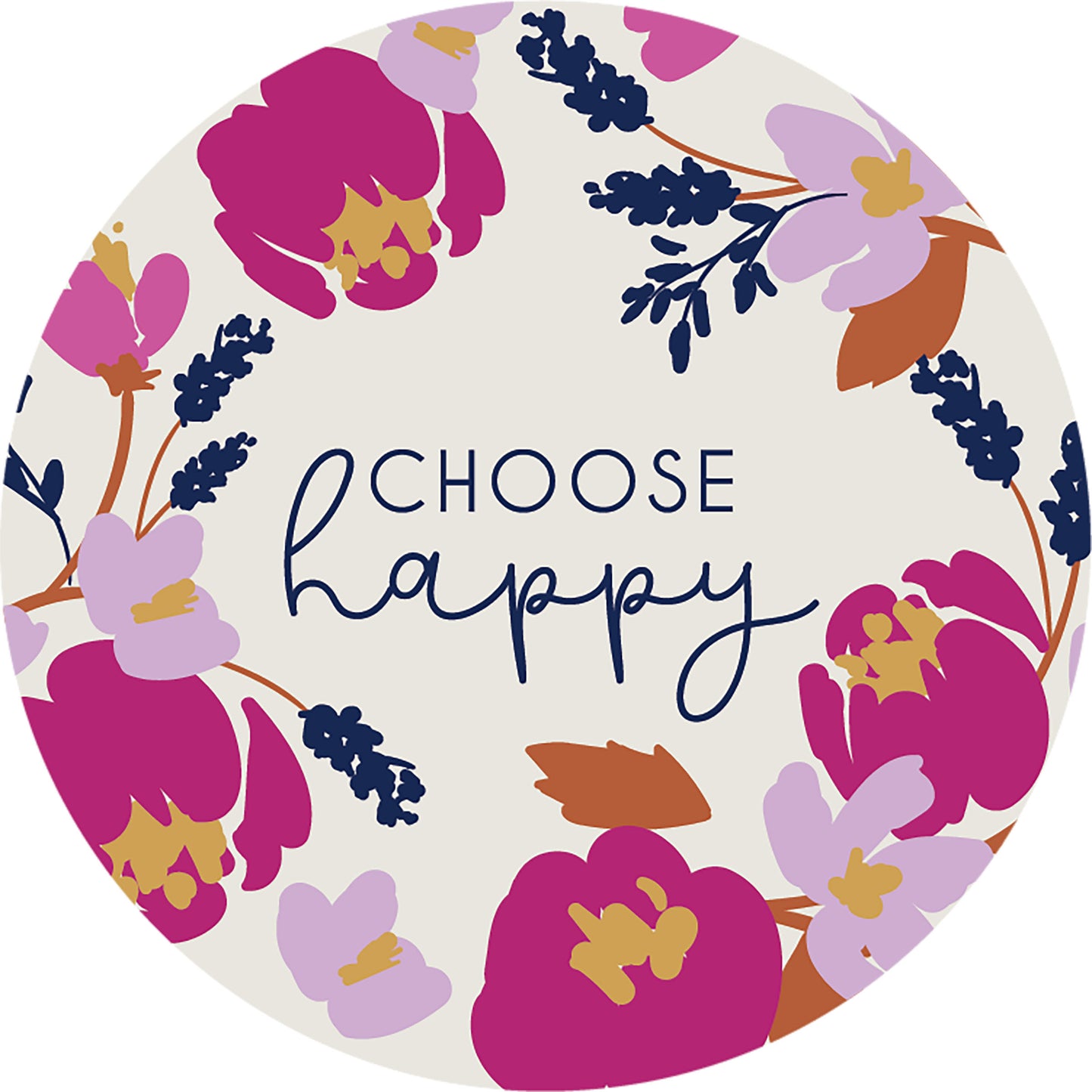 Choose Happy Happy Magnet