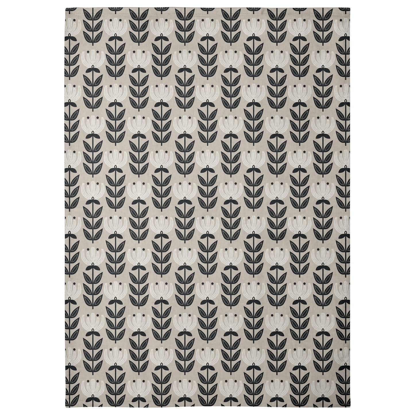Retro Retro Flower Tea Towel