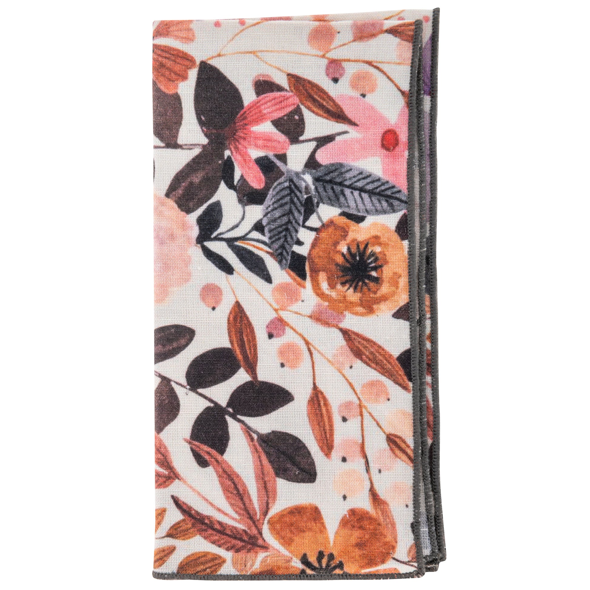 Cinnamon Linen Blend Dinner Napkins individual view.
