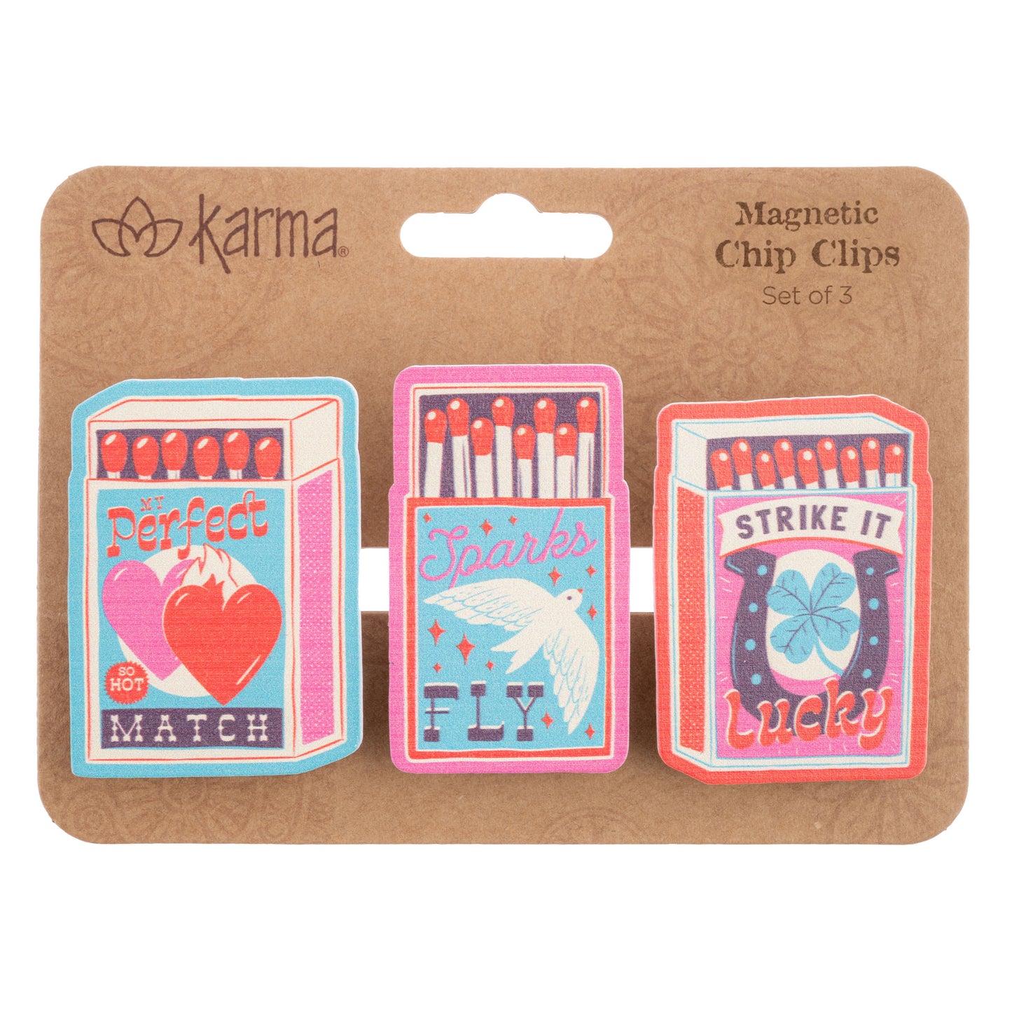 Matches Shaped Magnetic Chip Clips
