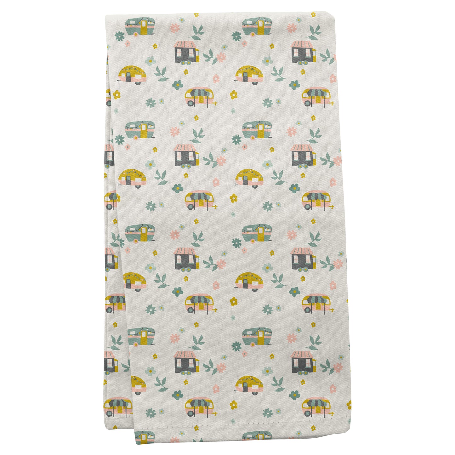 Camper Reese Pot Holder & Tea Towel Set tea towel view.