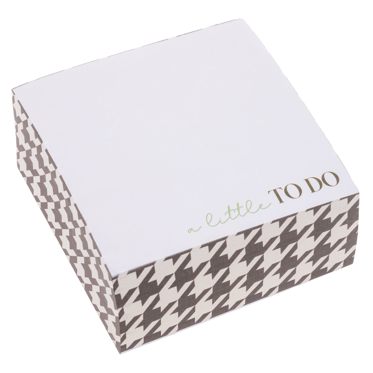 Houndstooth Block Note Pad