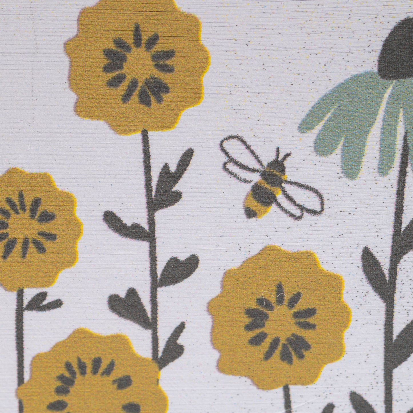 Bee Block Note Pad design close up