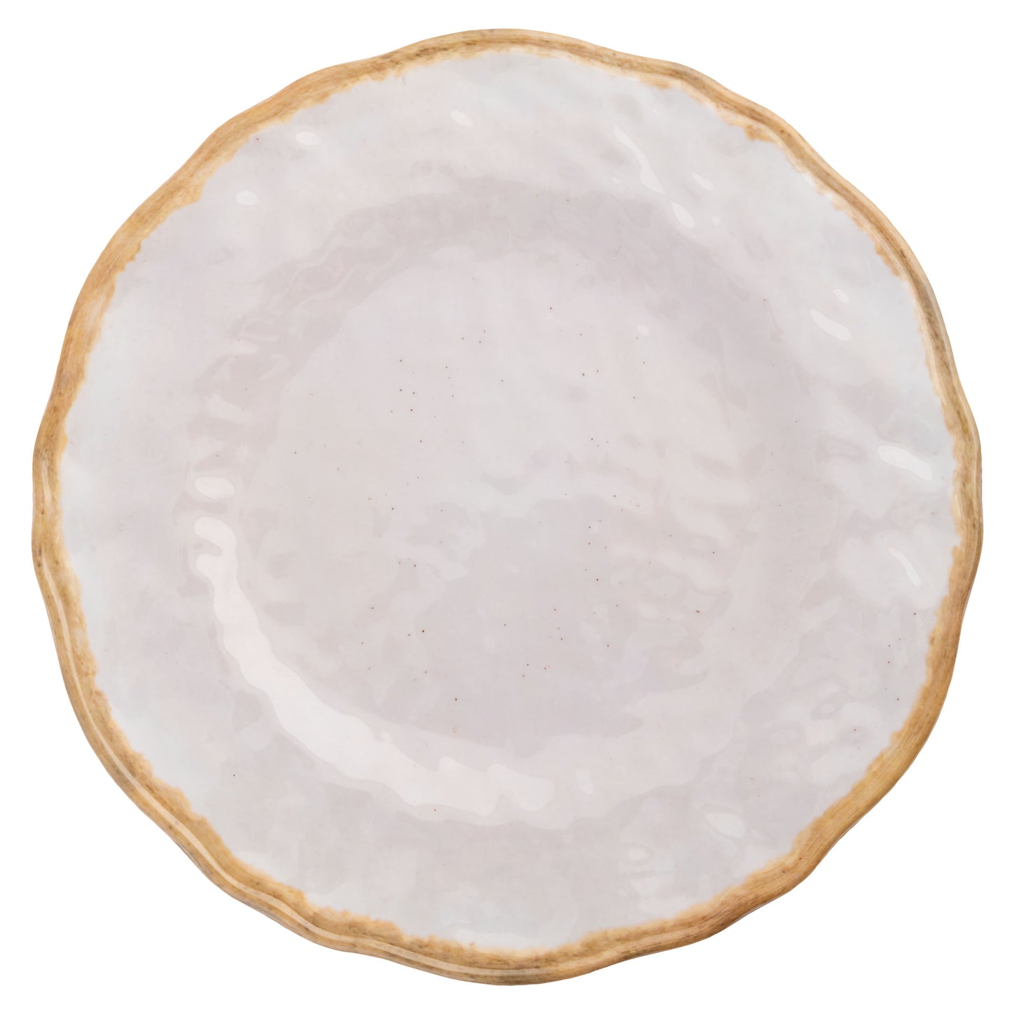 Heirloom Cream Melamine Salad Plates