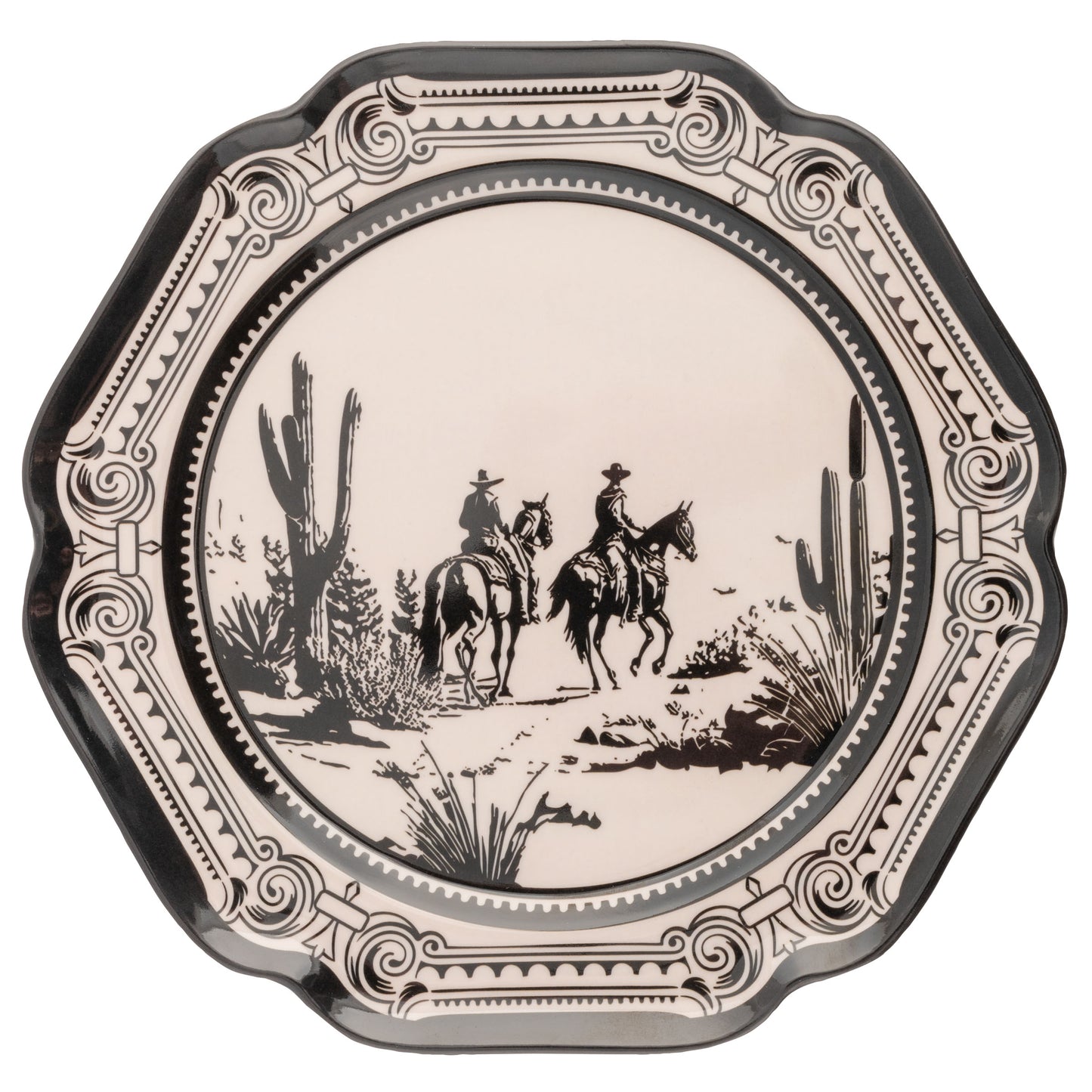 Gothic Cowboy Melamine Salad Plates