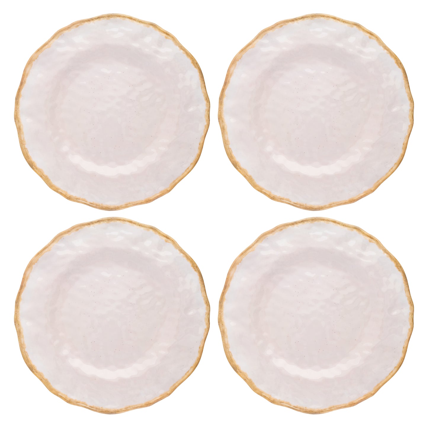 Heirloom Cream Melamine Dinner Plates