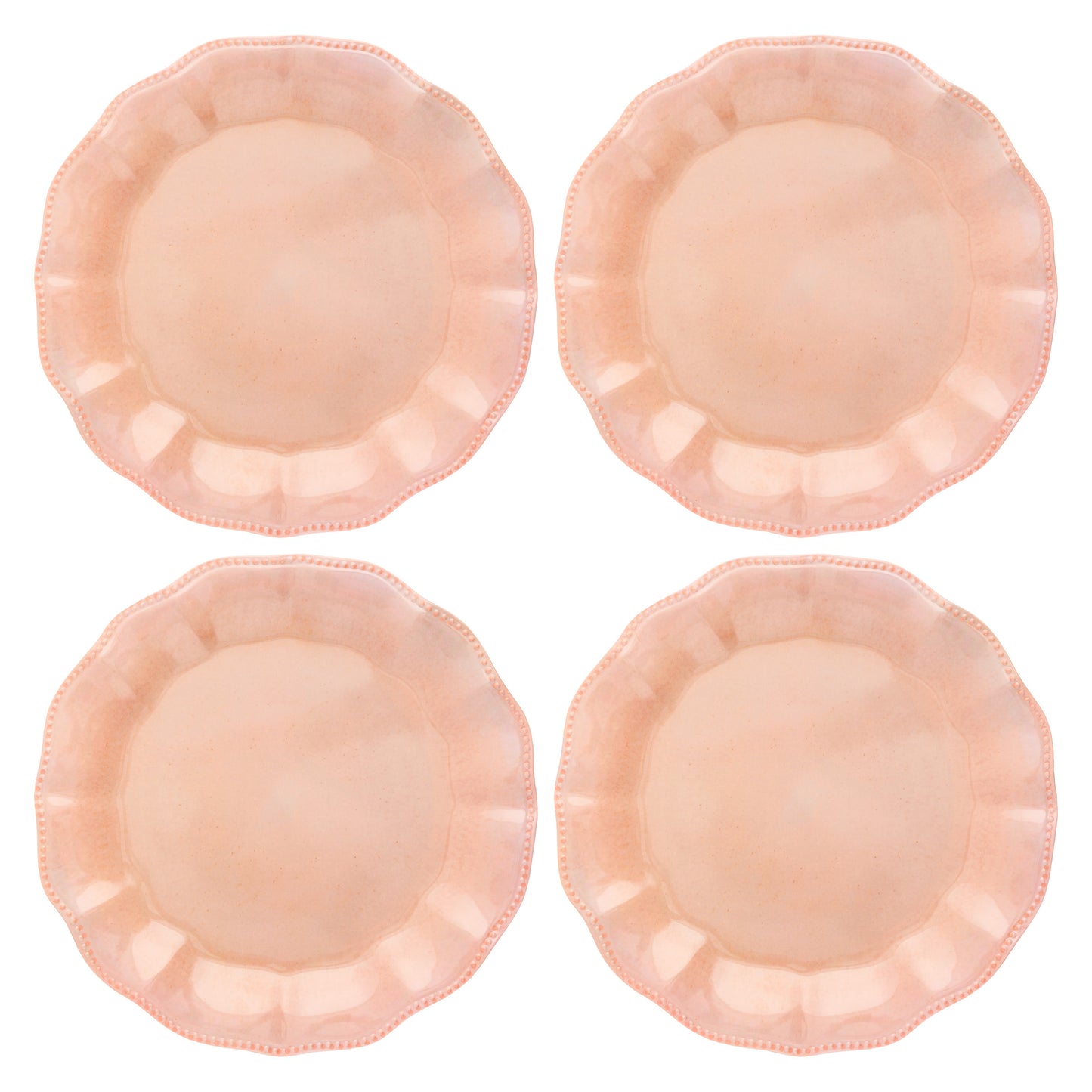 Olivia Blush Melamine Dinner Plates