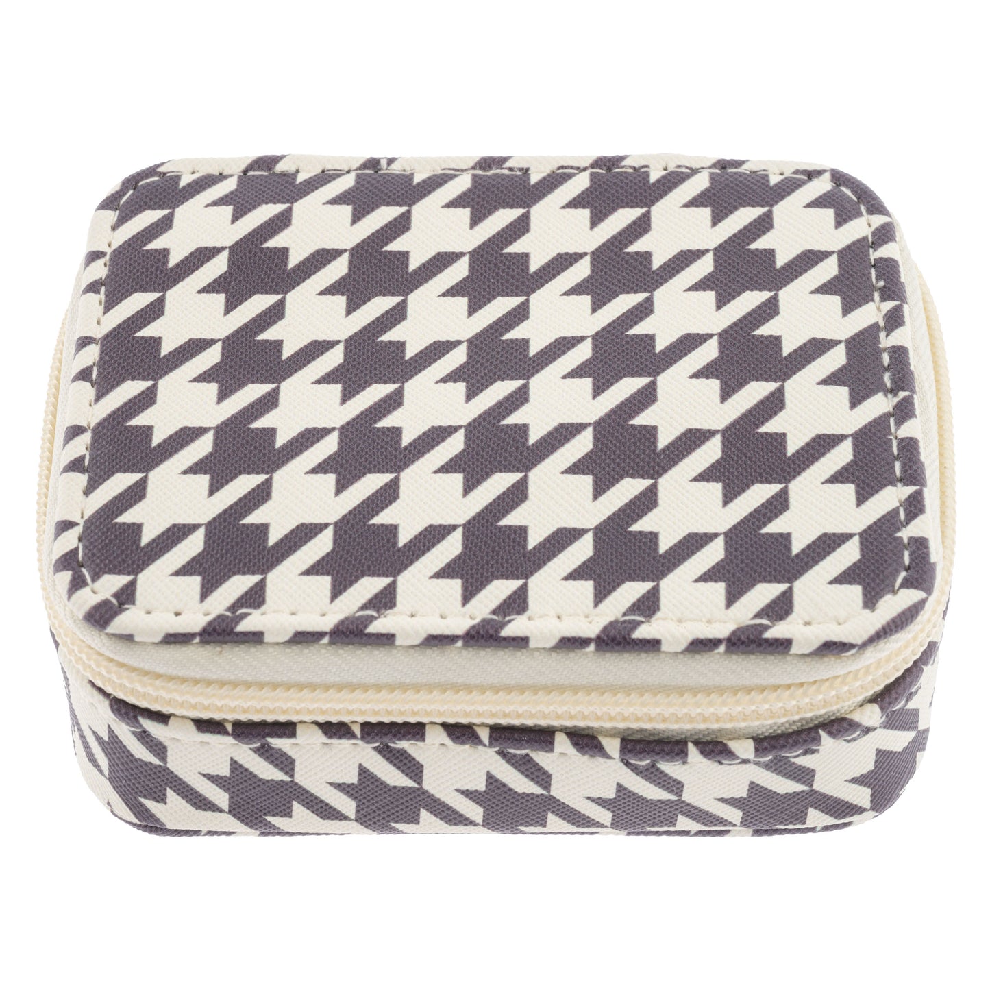 Houndstooth Travel Pill Case