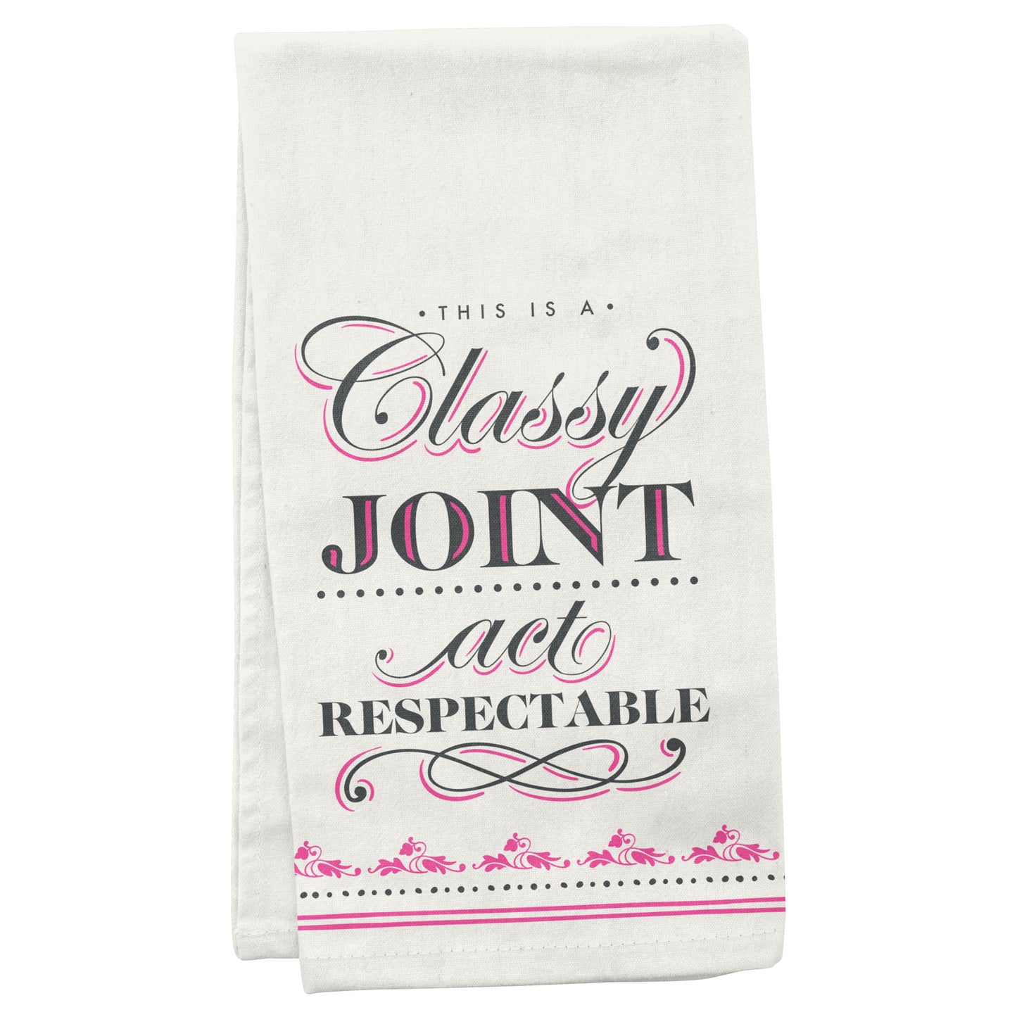 Classy Joint Cheeky Flour Sack Tea Towels