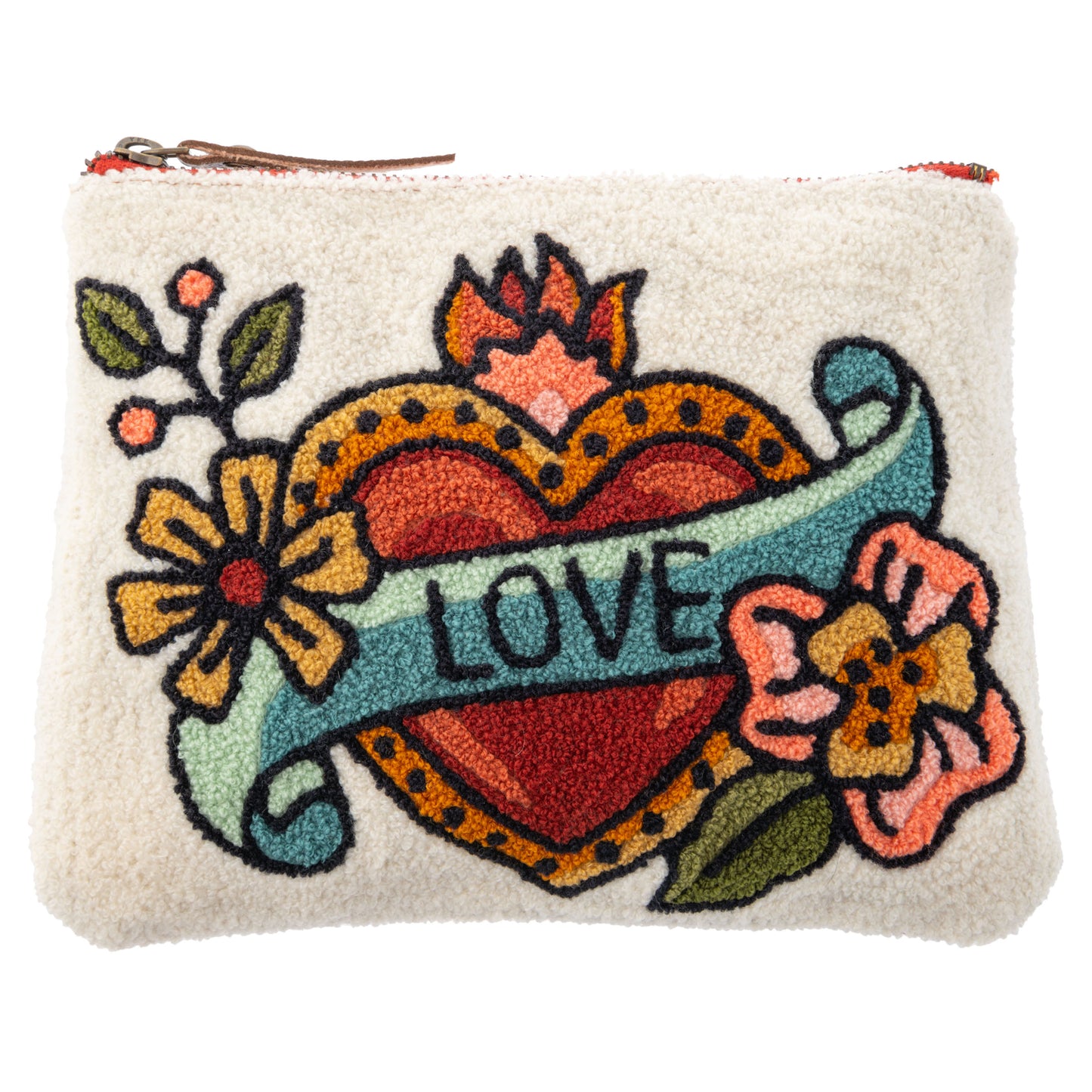 Heart Embroidered Carry All