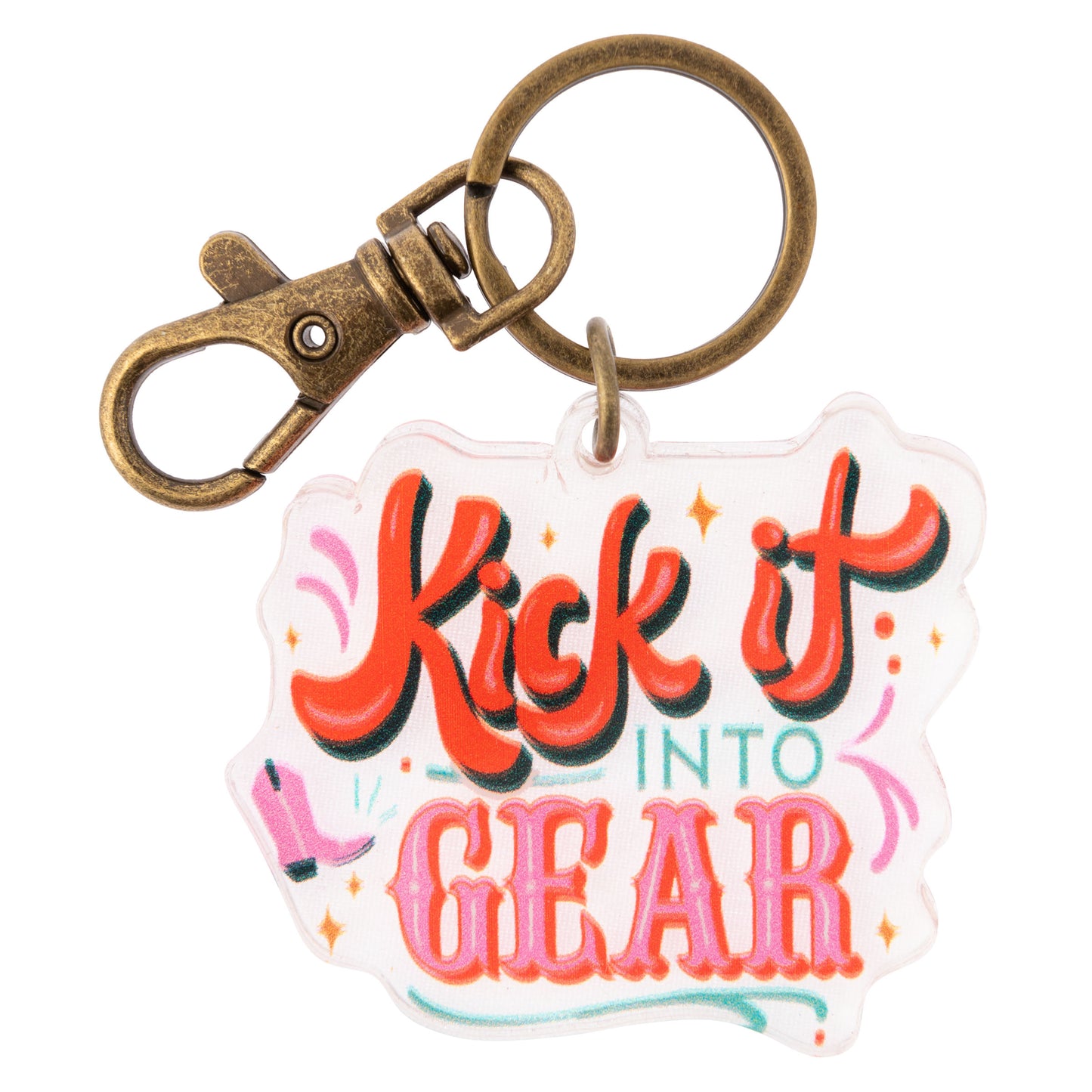 Kick It Acrylic Keychain
