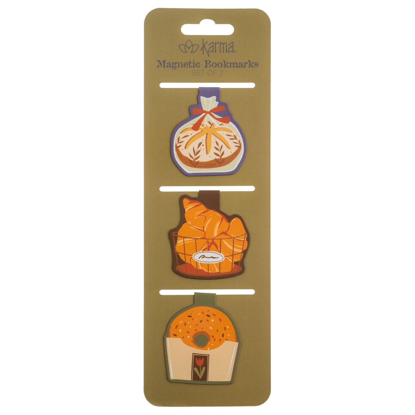 Bread Magnetic Bookmarks
