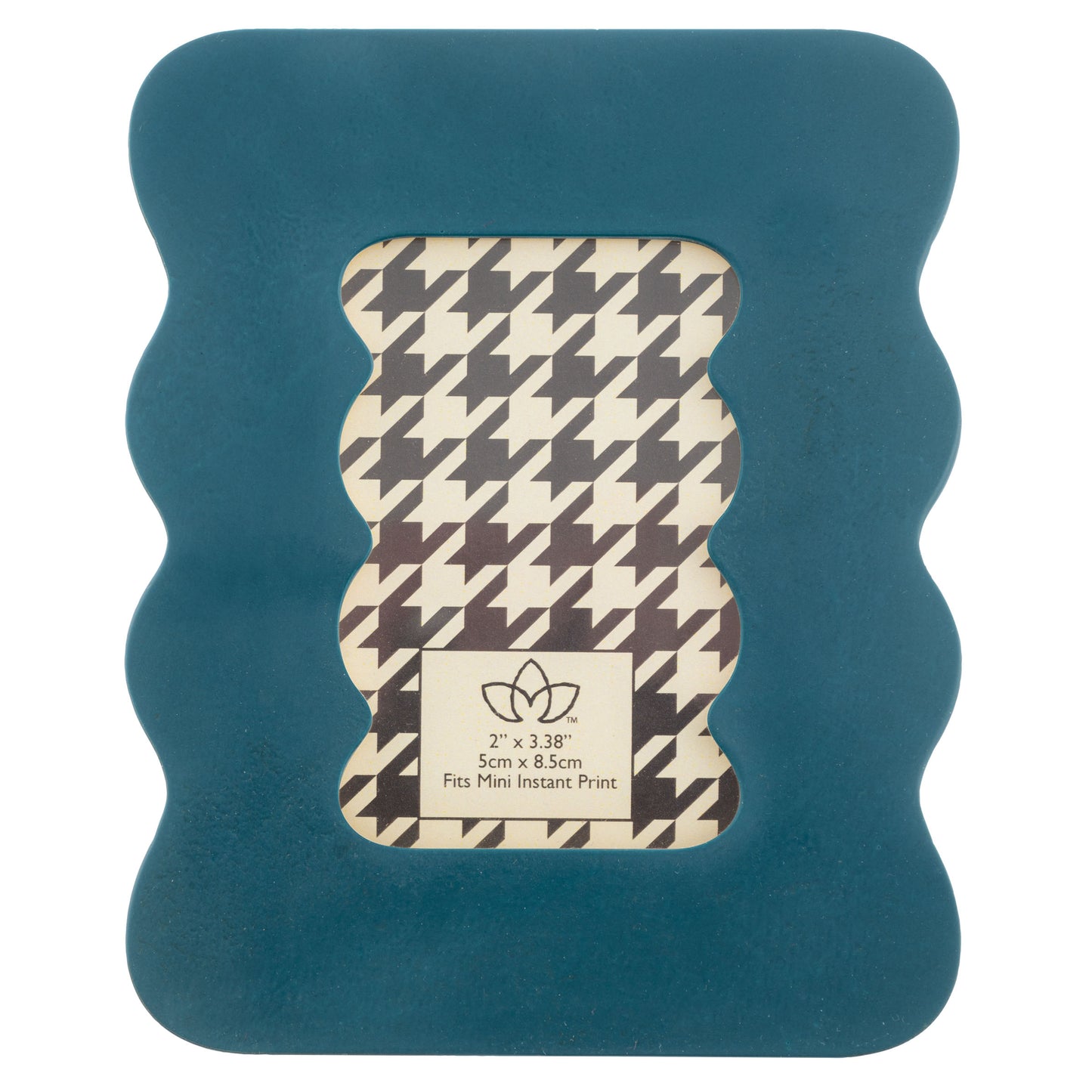 Dark Teal Resin Squiggle Mini Frame