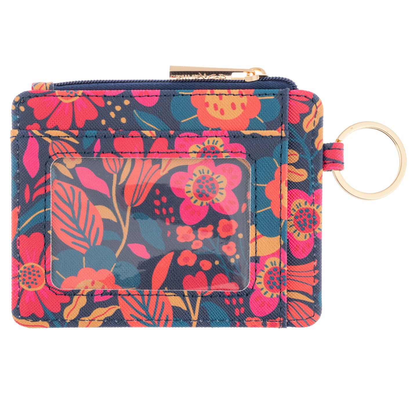 Retro Floral Card Wallet