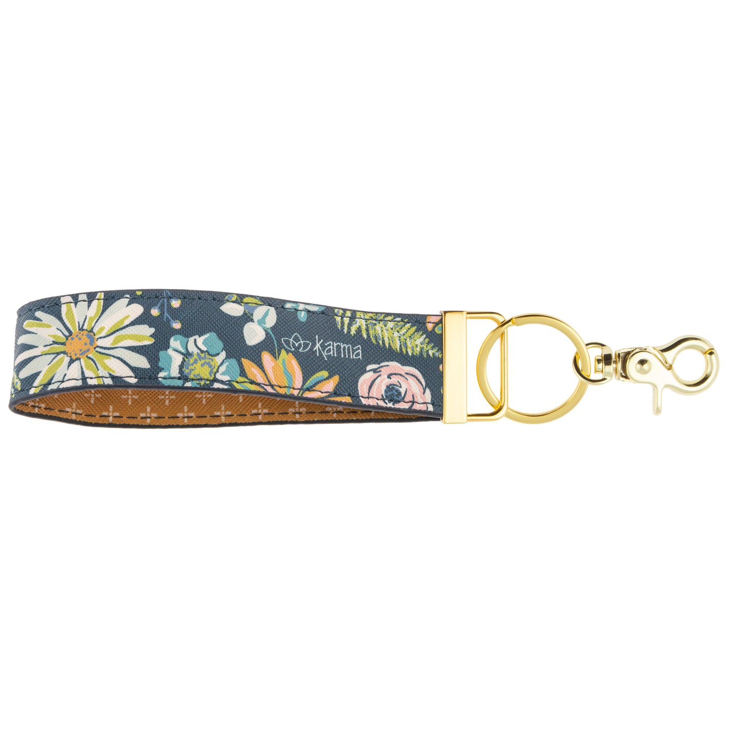 Hello Sunshine Loop Keychain back view.
