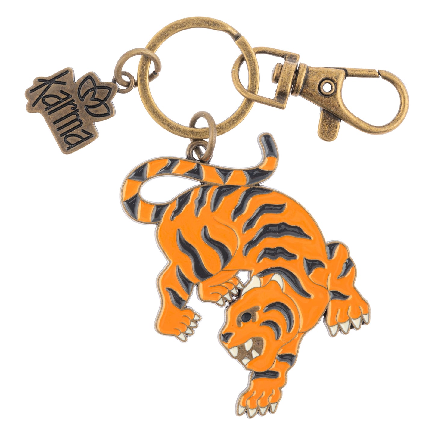 Tiger Enamel Key Chains