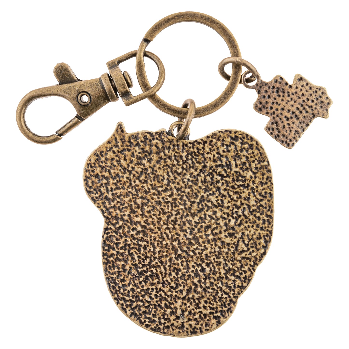 Mermaid Enamel Keychains back view.