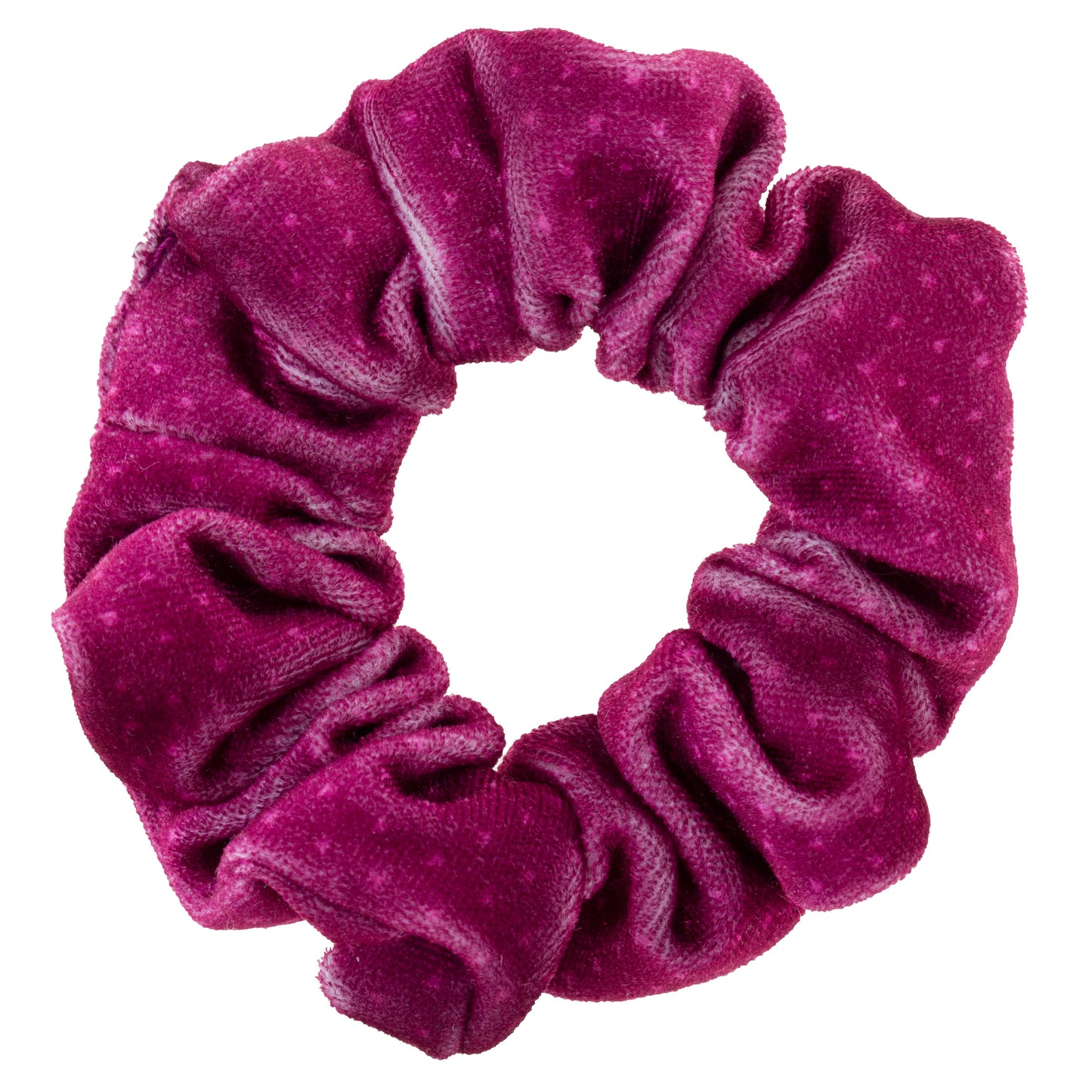 Berry Velvet Scrunchies pink scrunchie view.