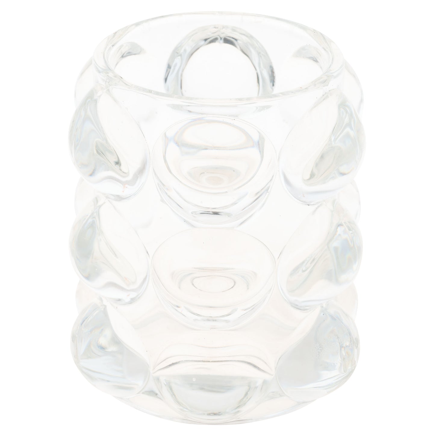 Clear Lucia Hobnail Votive