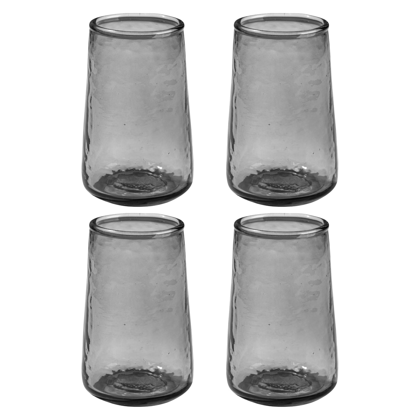 Gray Catalina Double Shot Glass Set of four view.