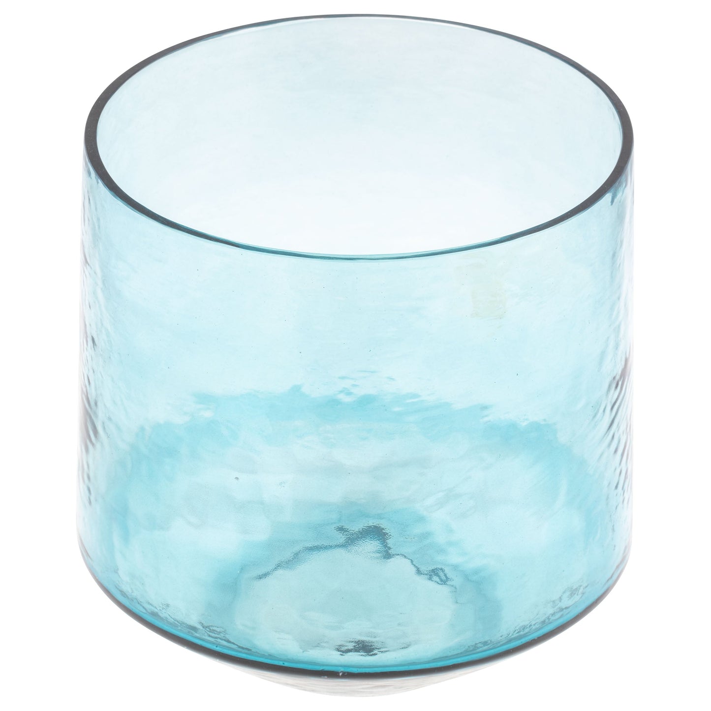 Teal Catalina Ice Bucket With Raffia Tongs