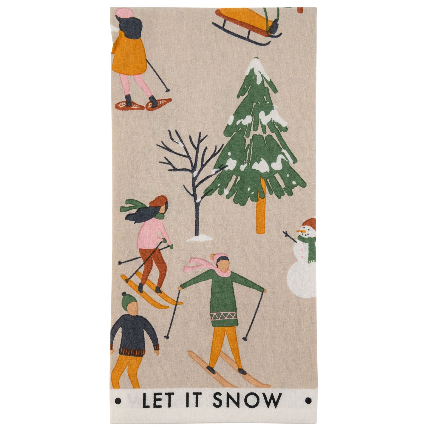 Ski Holiday Shelly Tea Towel