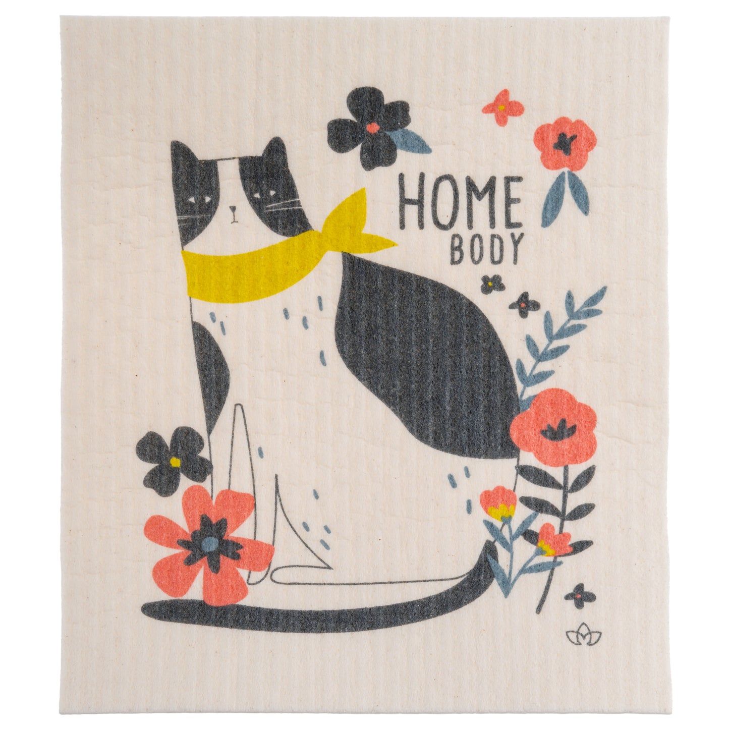 Cat Swedish Dishcloth home body dishcloth view.