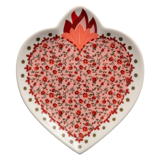 Heart Calico Trinket Tray