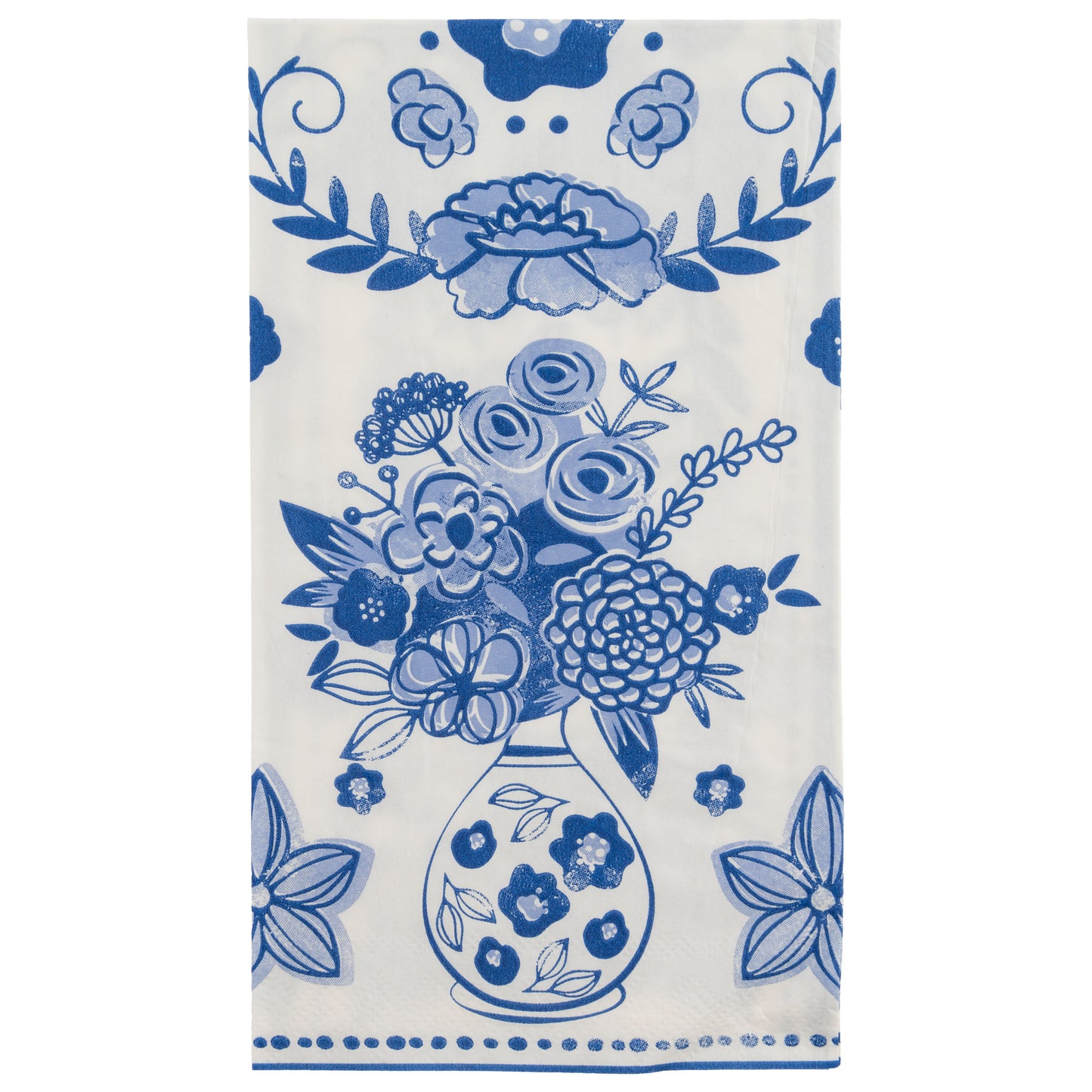 Blue & White Guest Towel Paper Napkins