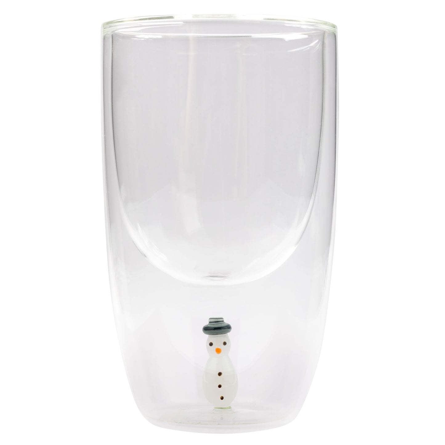 Glass Icon Cup, Snowman