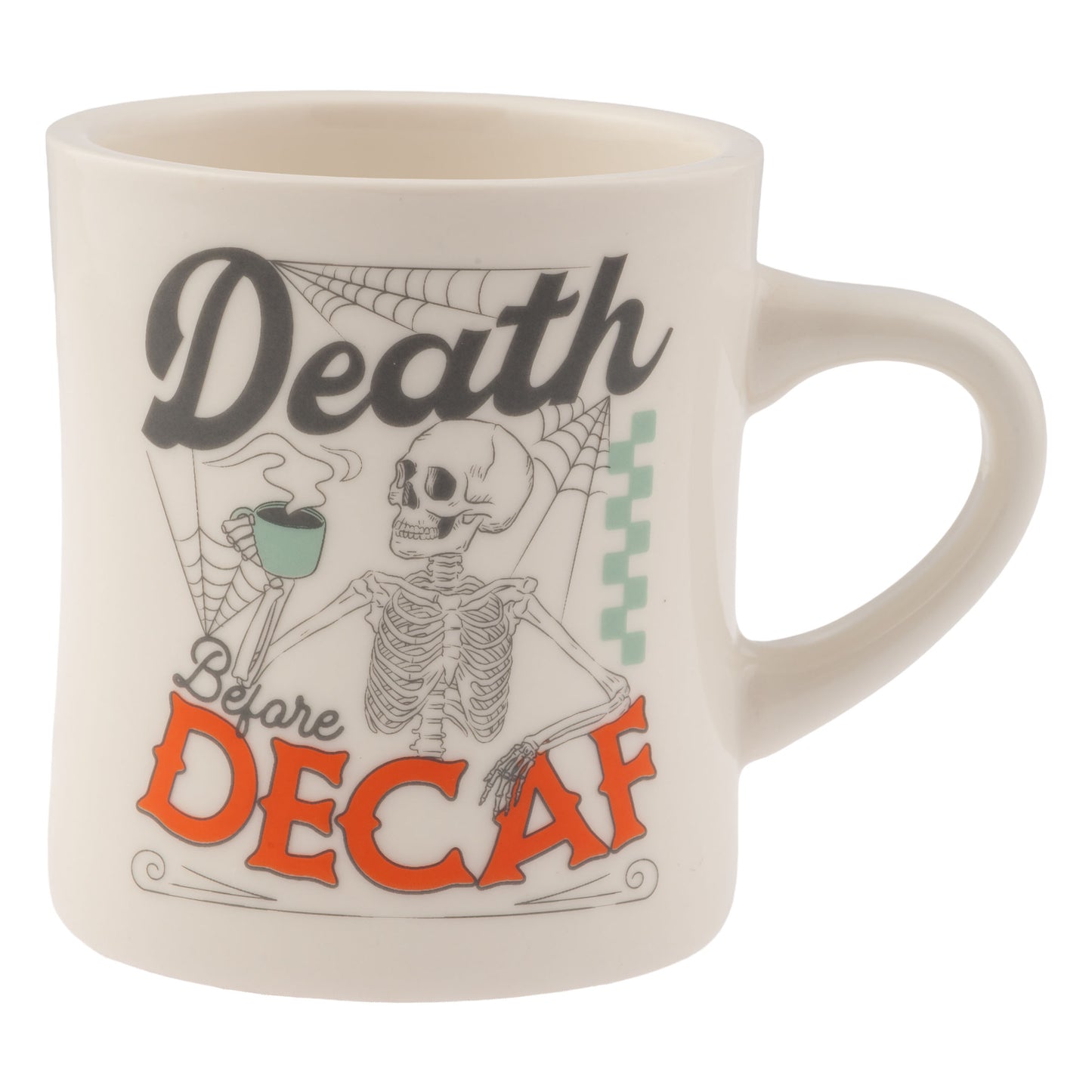 Death Before Decaf Diner Mug