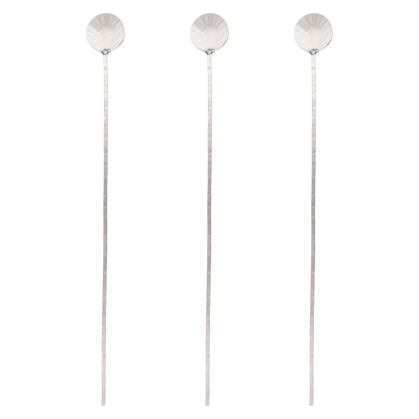 Large Silver Catalina Stirring Spoons set of 3 view.