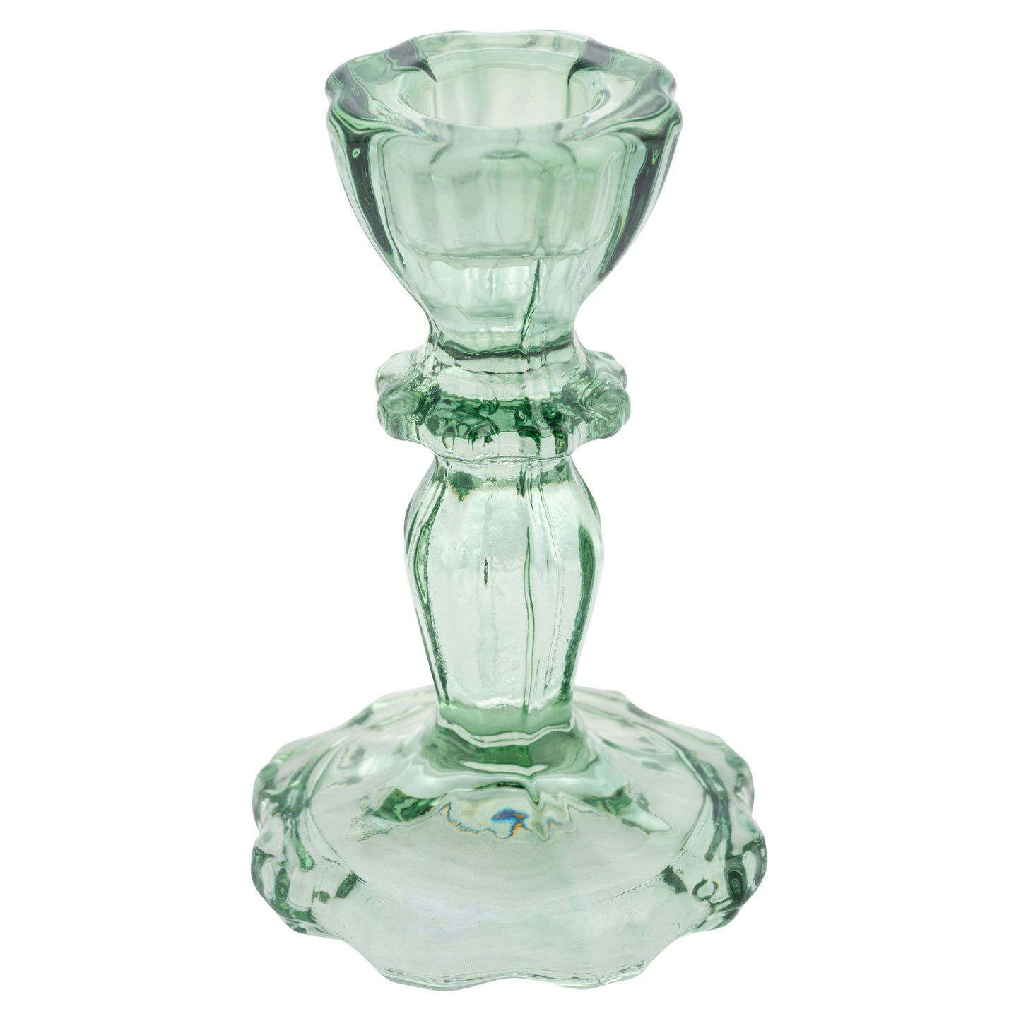 Juniper Glass Candlestick Holders