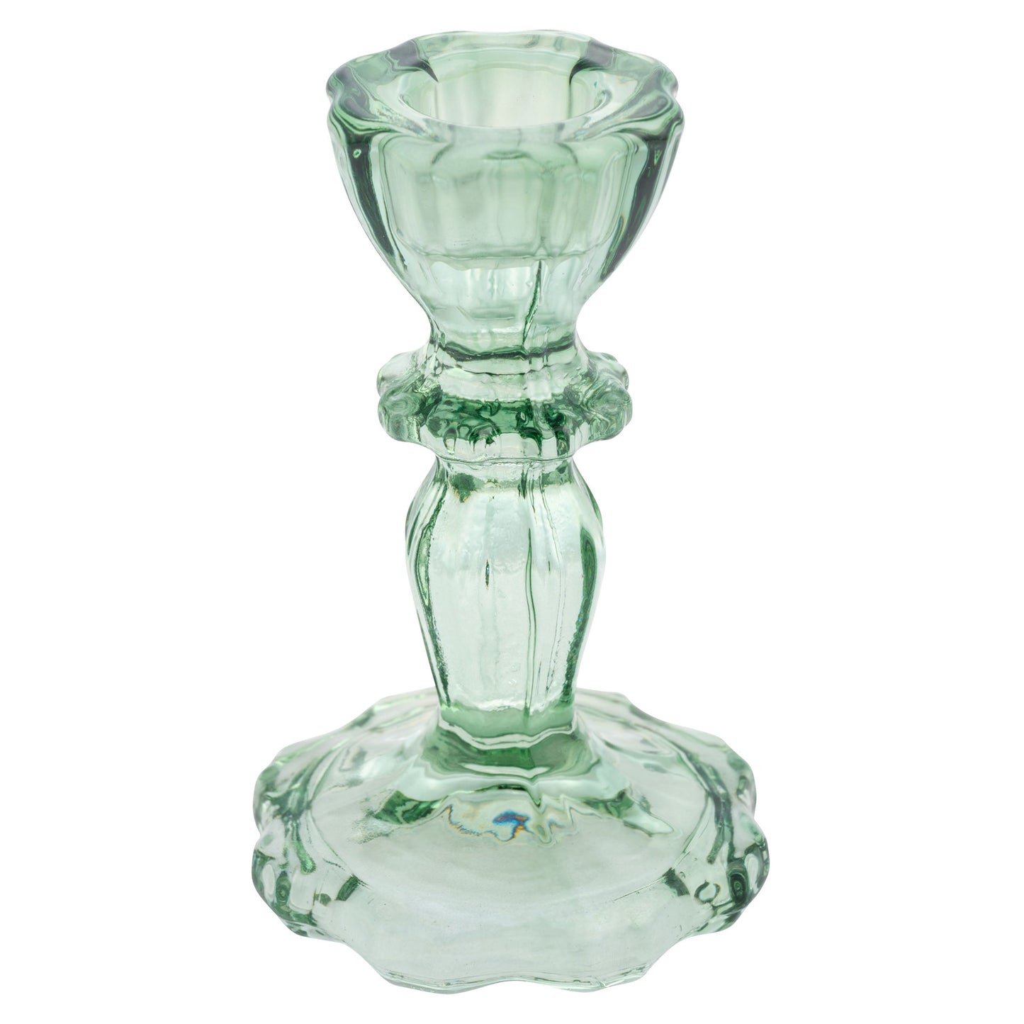 Juniper Glass Candlestick Holders