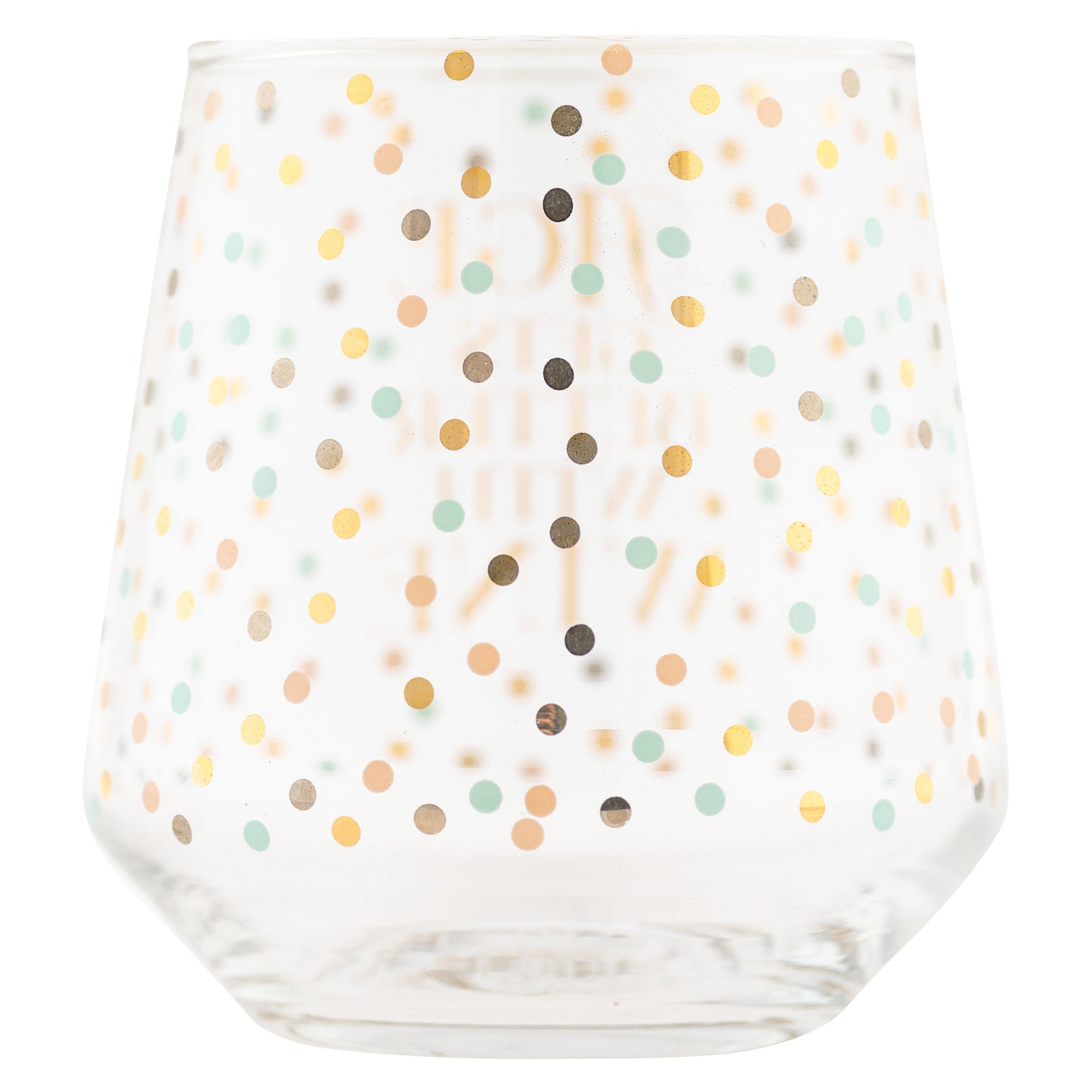 Gets Better Chic Stemless Wine Glasses